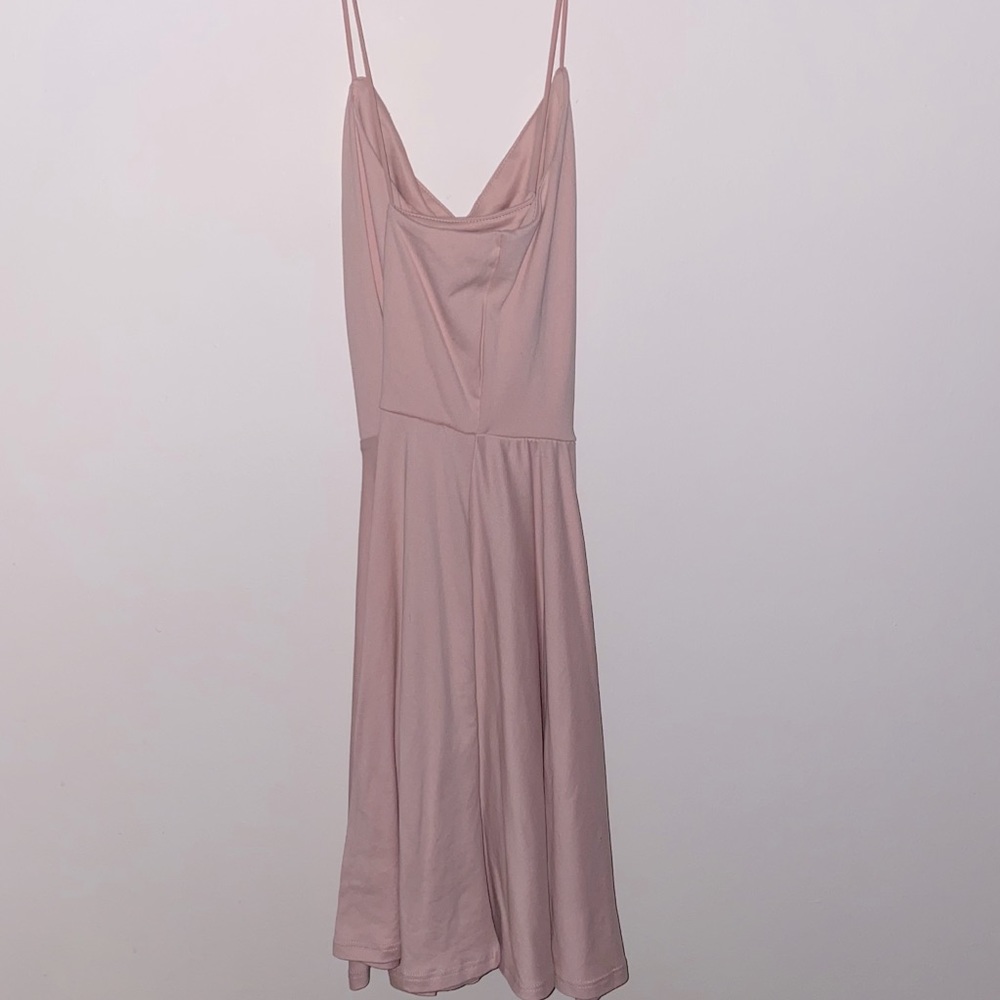 Pink flowy mini dress - Picture 6 of 8